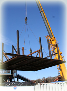 3-story Structural Steel Building Installations | Chet Williams Contruction | Everett & Olympia, WA